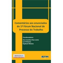 COMENTÁRIOS AOS ENUNCIADOS DO 1º FÓRUM NACIONAL DE PROCESSO DO TRABALHO